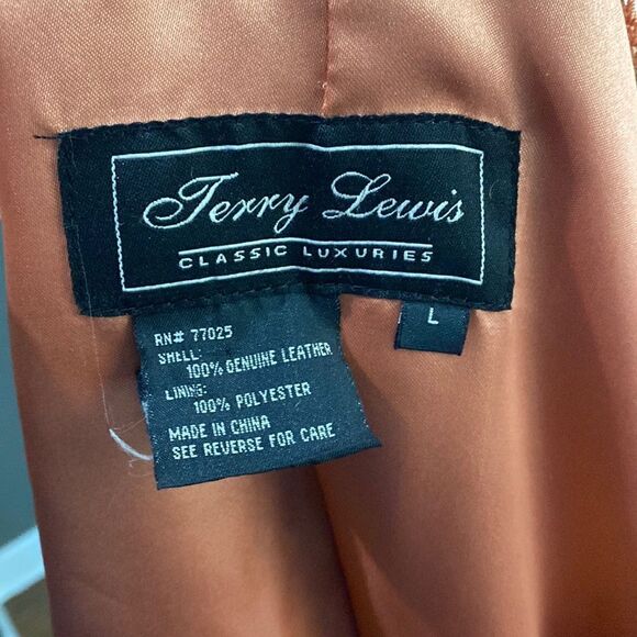 Vintage Jerry Lewis Classic Luxuries Orange Peach Suede Jacket - Picture 11 of 12
